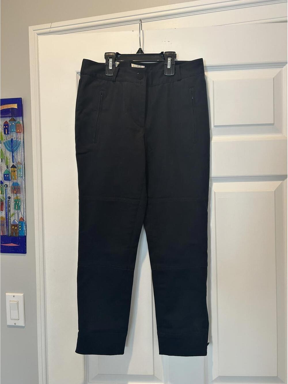 Kate Spade Black Women's Casual Pants with Zipper Pockets